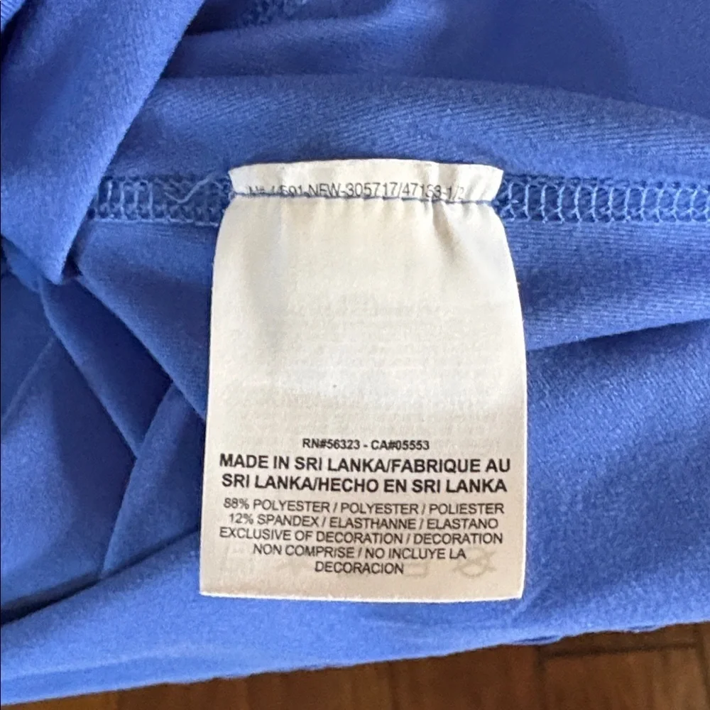 Women’s Nike Running Dry Fit Sz Large Cornflower Blue 1/4 Zip Pullover